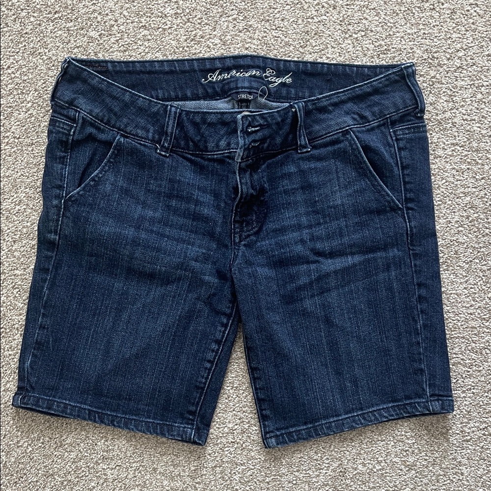 Women’s American Eagle Outfitters Dark Blue Jean Shorts